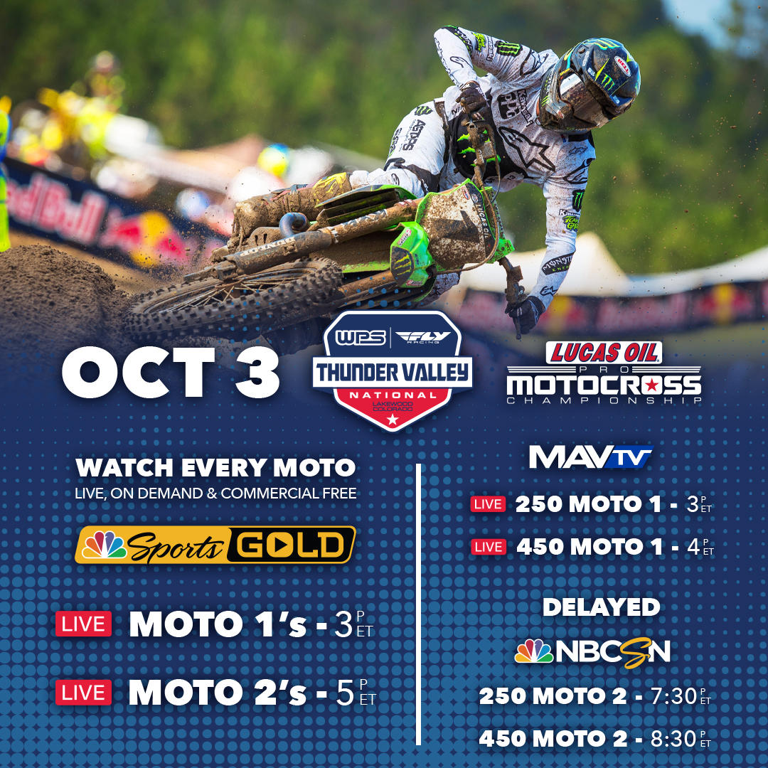 How to Watch Thunder Valley National Pro Motocross Championship