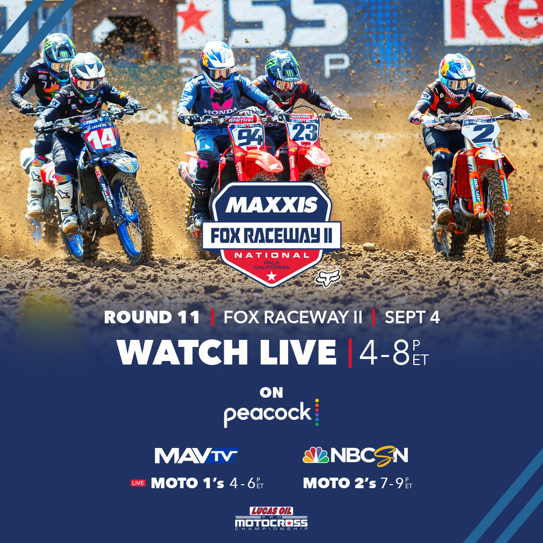 How to Watch 2021 Fox Raceway II National Pro Motocross Championship